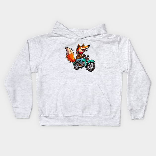 MotorFox Kids Hoodie by Luckfol